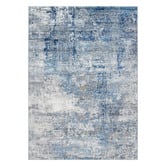 Lifestyle Floors Navy &amp; Grey Expressions Modern Rug