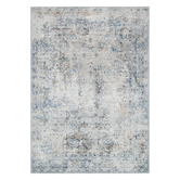 Lifestyle Floors Grey &amp; Navy Expressions Contemporary Rug