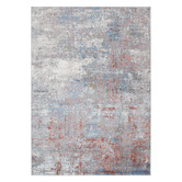 Lifestyle Floors Cream &amp; Red Expressions Modern Rug