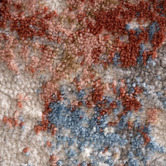 Lifestyle Floors Cream &amp; Red Expressions Modern Rug