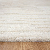 Lifestyle Floors Cream Sandstorm Charvi Hand-Tufted Wool Rug