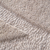 Lifestyle Floors Beige Ellipse Charvi Hand-Tufted Wool Rug