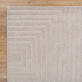 Lifestyle Floors Beige Felix Charvi Hand-Tufted Wool Rug
