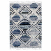 Lifestyle Floors Blue Myk Diamond Rug