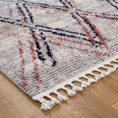 Lifestyle Floors Grey Myk Geometric Rug
