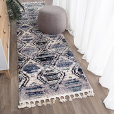 Lifestyle Floors Blue Myk Diamond Rug