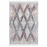 Lifestyle Floors Grey Myk Geometric Rug