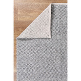 Lifestyle Floors Grey Carson Hand-Braided Wool-Blend Rug