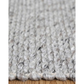 Lifestyle Floors Grey Carson Hand-Braided Wool-Blend Rug