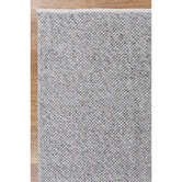 Lifestyle Floors Grey Carson Hand-Braided Wool-Blend Rug