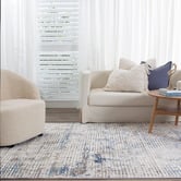 Lifestyle Floors Blue Wes Power-Loomed Rug