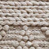 Lifestyle Floors Ash Sawtooth Flat Weave Wool-Blend Rug