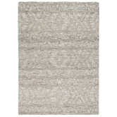 Lifestyle Floors Ash Aztec-Style Flat Weave Wool-Blend Rug
