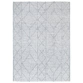 Lifestyle Floors Grey African-Inspired Flat Weave Wool-Blend Rug