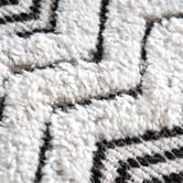 Lifestyle Floors Ivory Geometric Flat Weave Wool-Blend Rug