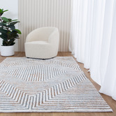 Lifestyle Floors Mathilda Geometric Power-Loomed Rug
