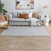 Lifestyle Floors Grey Gabbro Hand-Braided Wool-Blend Rug