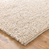 Lifestyle Floors Cream Timothee Hand-Woven Wool-Blend Rug