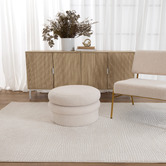 Lifestyle Floors Cream Povel Contemporary Rug