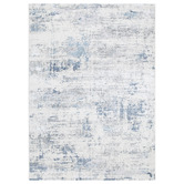 Lifestyle Floors Blue Abstract Pierre Cardin Contemporary Rug