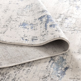 Lifestyle Floors Blue Abstract Pierre Cardin Contemporary Rug