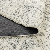 Lifestyle Floors Cream Blue Isabella Machine Washable Rug