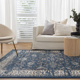 Lifestyle Floors Royal Blue Arya Classic Rug