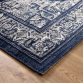 Lifestyle Floors Navy Arya Machine-Woven Runner