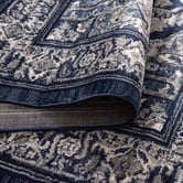 Lifestyle Floors Navy Arya Machine-Woven Runner