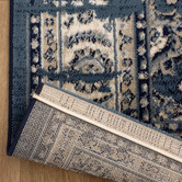 Lifestyle Floors Royal Blue Arya Classic Rug