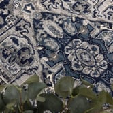 Lifestyle Floors Navy Arya Machine-Woven Rug