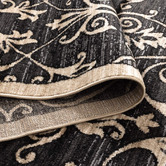 Lifestyle Floors Black Arya Classic Rug