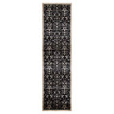 Lifestyle Floors Black Arya Classic Runner