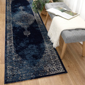 Lifestyle Floors Navy Arya Classic Rug