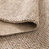 Lifestyle Floors Beige Timothee Hand-Loomed Wool-Blend Rug