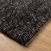 Lifestyle Floors Black Timothee Hand-Loomed Wool-Blend Rug