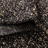 Lifestyle Floors Black Timothee Hand-Loomed Wool-Blend Rug