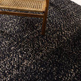 Lifestyle Floors Black Timothee Hand-Loomed Wool-Blend Rug