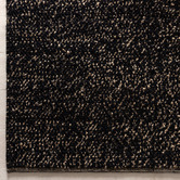 Lifestyle Floors Black Timothee Hand-Loomed Wool-Blend Rug