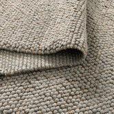 Lifestyle Floors Duck Egg Blue Timothee Hand-Loomed Wool-Blend Rug