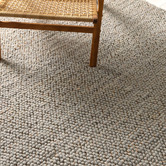 Lifestyle Floors Duck Egg Blue Timothee Hand-Loomed Wool-Blend Rug