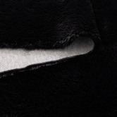 Lifestyle Floors Black Lewin Machine Washable Round Shag Rug