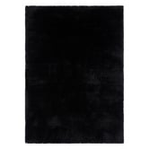 Lifestyle Floors Black Lewin Machine Washable Rug