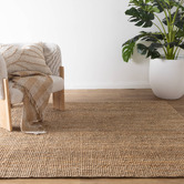 Lifestyle Floors Natural Bengal Hand-Woven Jute Rug