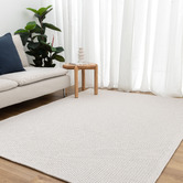 Lifestyle Floors Cream Otso Indoor/Outdoor Rug