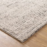 Lifestyle Floors Beige &amp; Charcoal Dalila Diamonds Runner