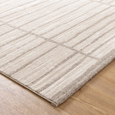 Lifestyle Floors Beige &amp; Grey Dalila Thick Lines Runner