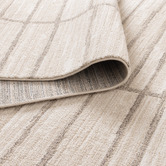 Lifestyle Floors Beige &amp; Grey Dalila Thick Lines Runner
