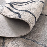 Lifestyle Floors Grey Bevara Contemporary Runner