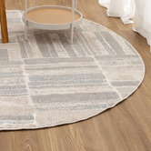 Lifestyle Floors Natural Drustan Contemporary Round Rug